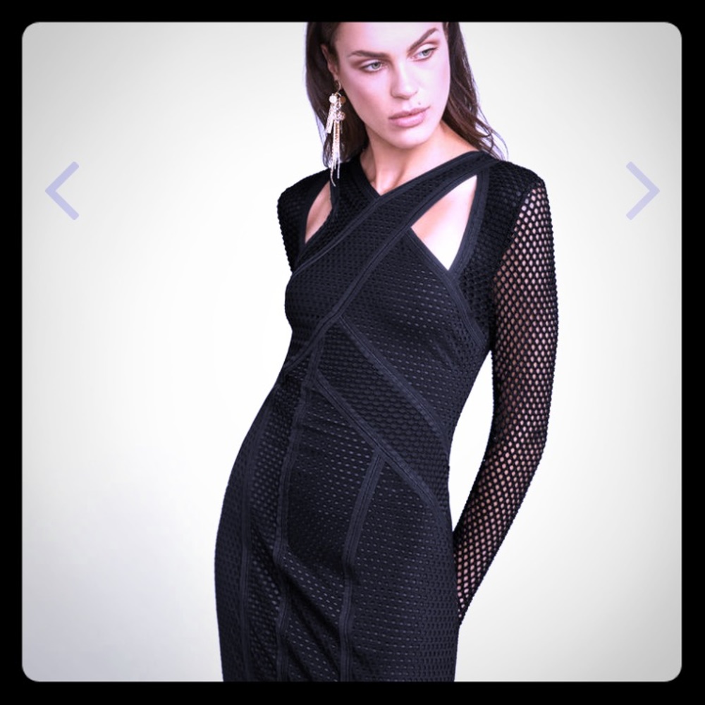 Bcbg Black net dress